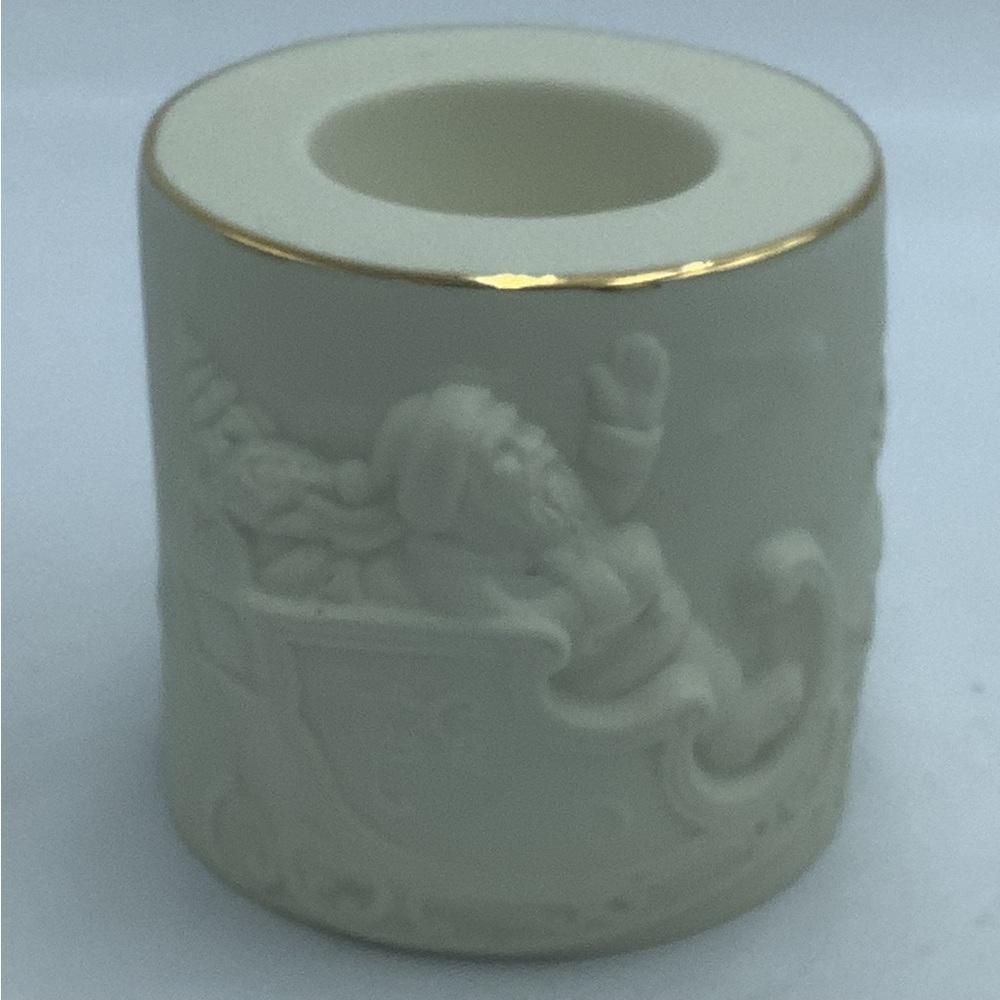 Lenox Radiant Light Santa Votive and Candle